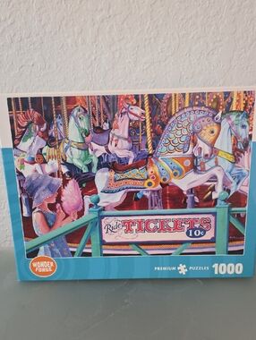 Carousel Ride Tickets 1000-Piece Puzzle By Wonder Forge